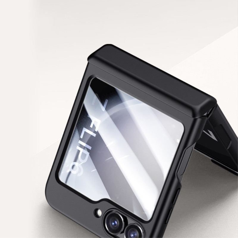 Hülle Für Samsung Galaxy Z Flip 7 Fe Rückseitenschutz Aus Gehärtetem Glas Und Displayschutzfolie