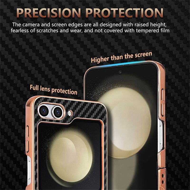 Hülle Samsung Galaxy Z Flip 7 Fe Azns Carbonfaser