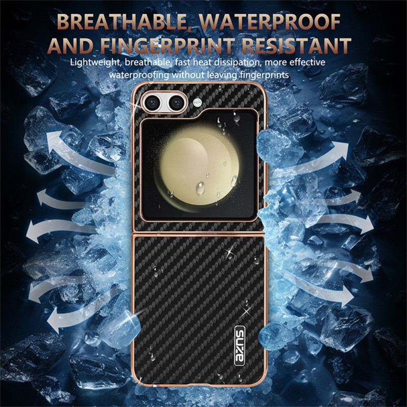 Hülle Samsung Galaxy Z Flip 7 Fe Azns Carbonfaser