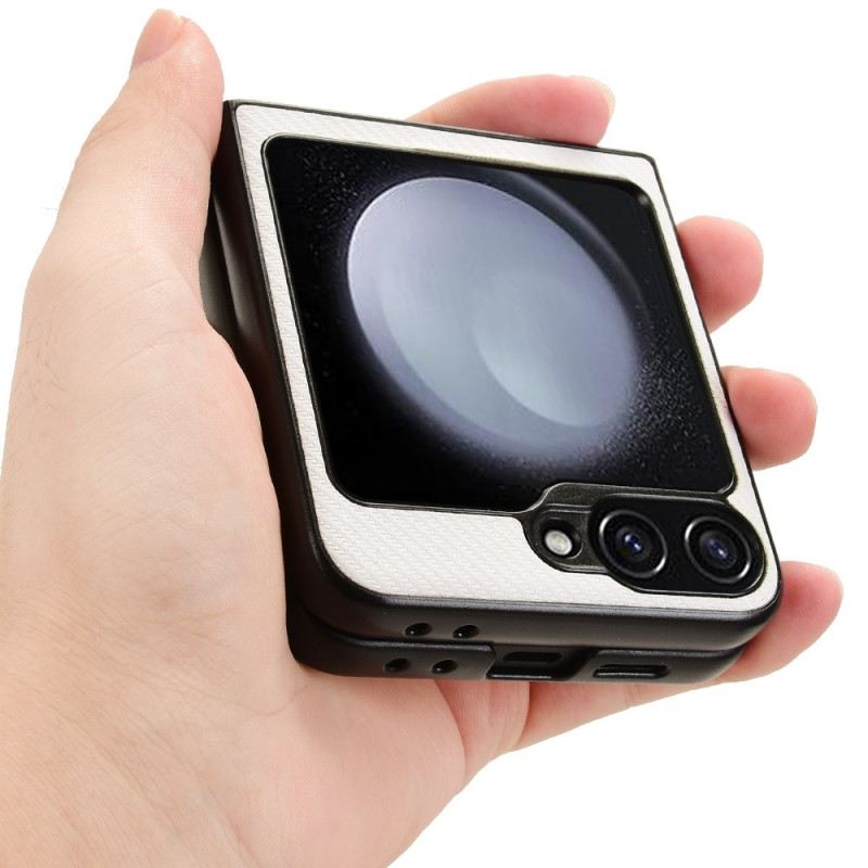 Hülle Samsung Galaxy Z Flip 7 Fe Carbonfaser-textur