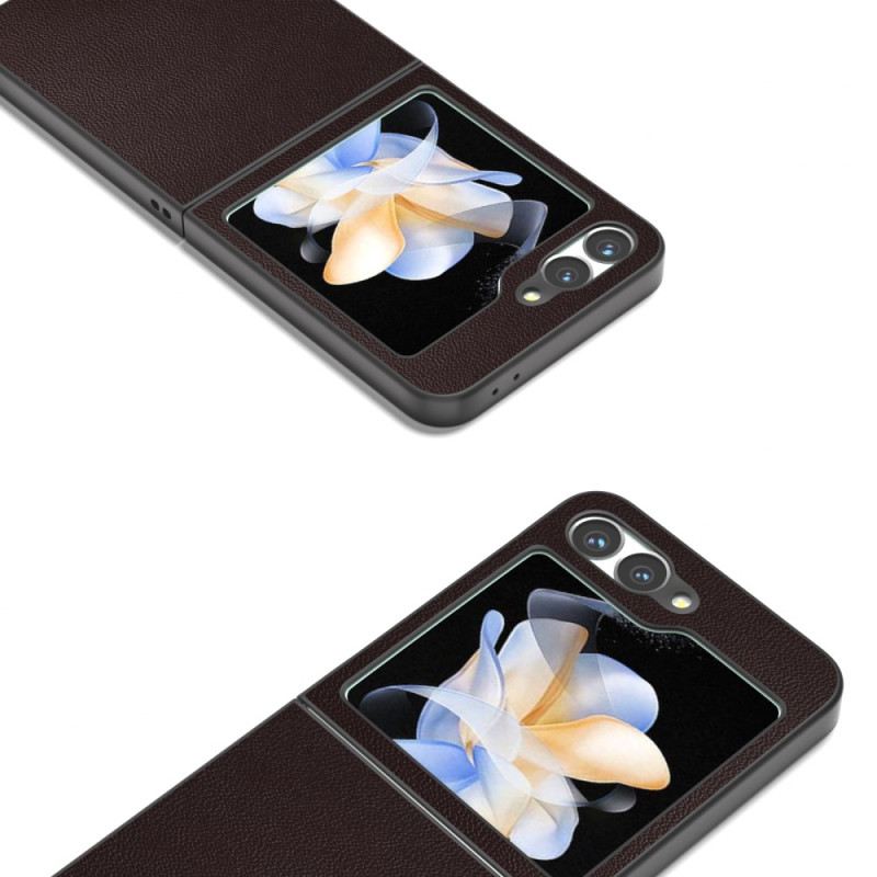 Hülle Samsung Galaxy Z Flip 7 Fe Dezentes Leder