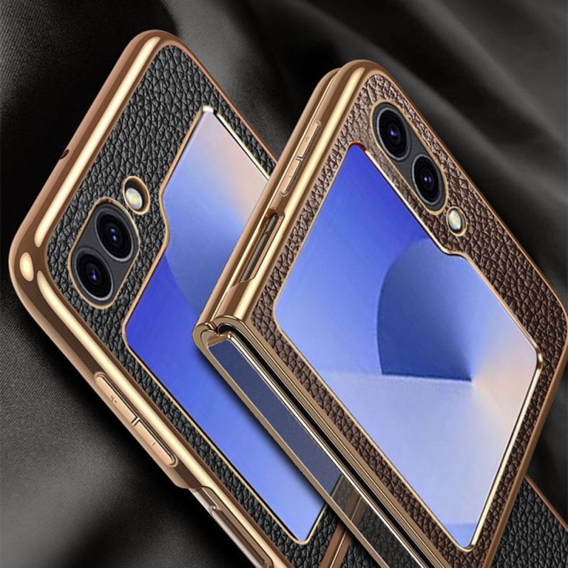 Hülle Samsung Galaxy Z Flip 7 Fe Echtleder