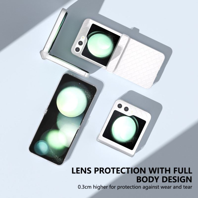 Hülle Samsung Galaxy Z Flip 7 Fe Gewebte Textur