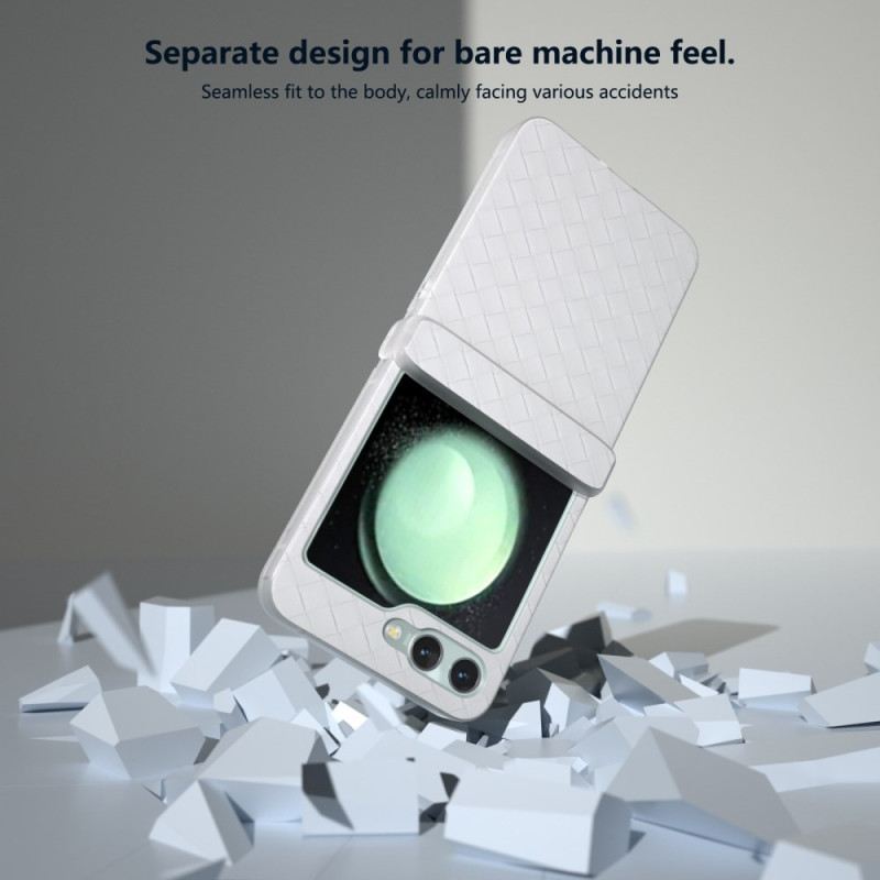 Hülle Samsung Galaxy Z Flip 7 Fe Gewebte Textur