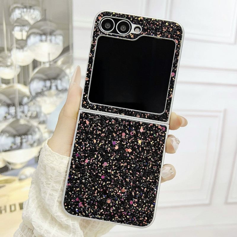 Hülle Samsung Galaxy Z Flip 7 Fe Glitzerdesign