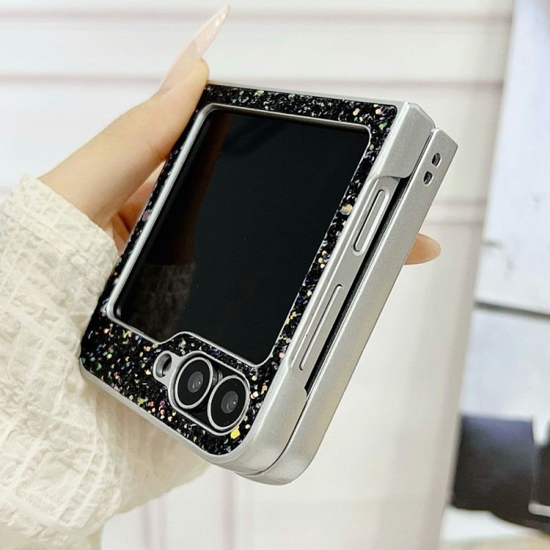 Hülle Samsung Galaxy Z Flip 7 Fe Glitzerdesign