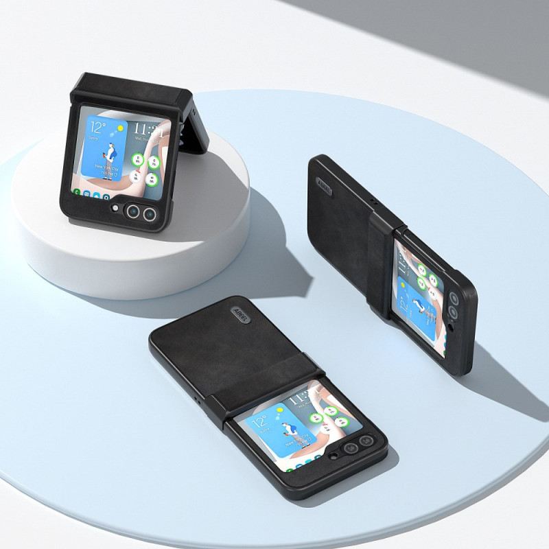 Hülle Samsung Galaxy Z Flip 7 Fe Handyhülle Abeel Vintage-lederdesign