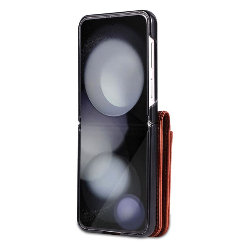 Hülle Samsung Galaxy Z Flip 7 Fe Handyhülle Azns Kartenetui Aus Kunstleder