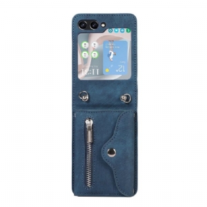 Hülle Samsung Galaxy Z Flip 7 Fe Handyhülle Geldbörse Und Schultergurt