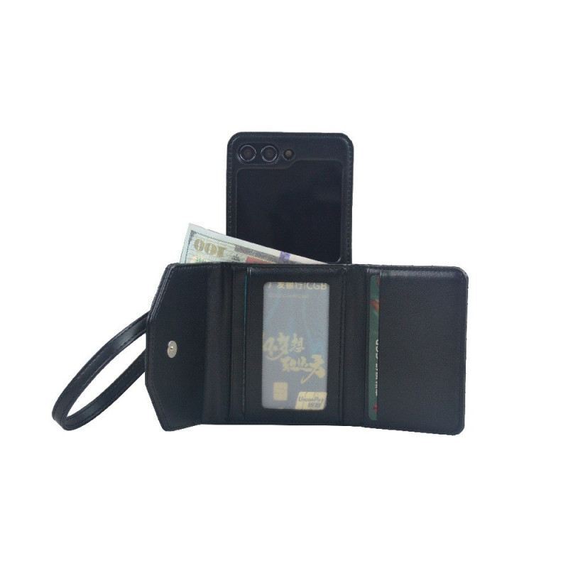 Hülle Samsung Galaxy Z Flip 7 Fe Handyhülle Kartenhalter Und Trageriemen