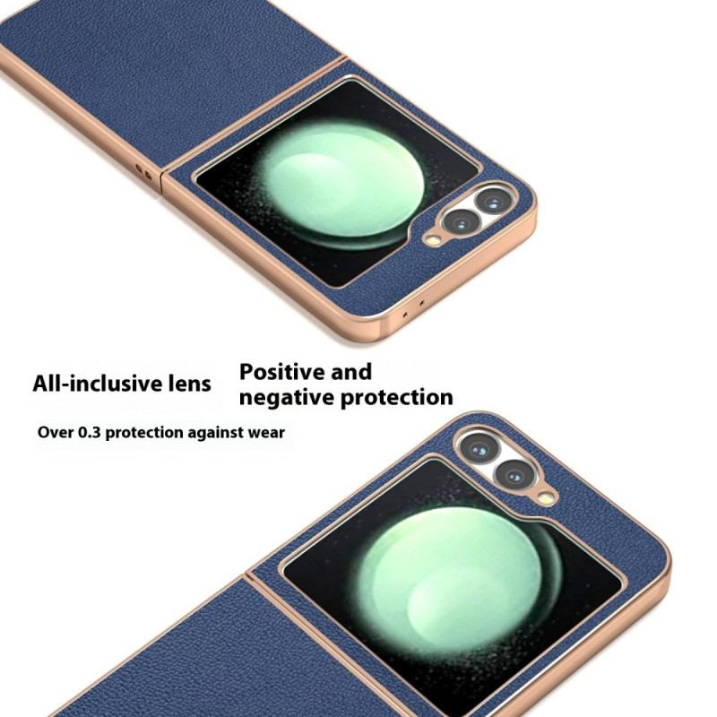 Hülle Samsung Galaxy Z Flip 7 Fe Handyhülle Klassisches Abeel-leder