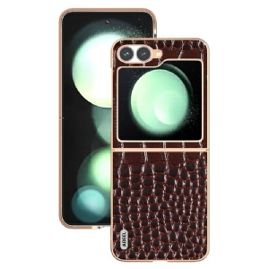 Hülle Samsung Galaxy Z Flip 7 Fe Handyhülle Krokodilstruktur