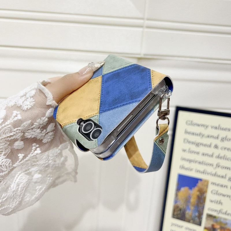 Hülle Samsung Galaxy Z Flip 7 Fe Handyhülle Retro Mit Katzenpfotenverschluss