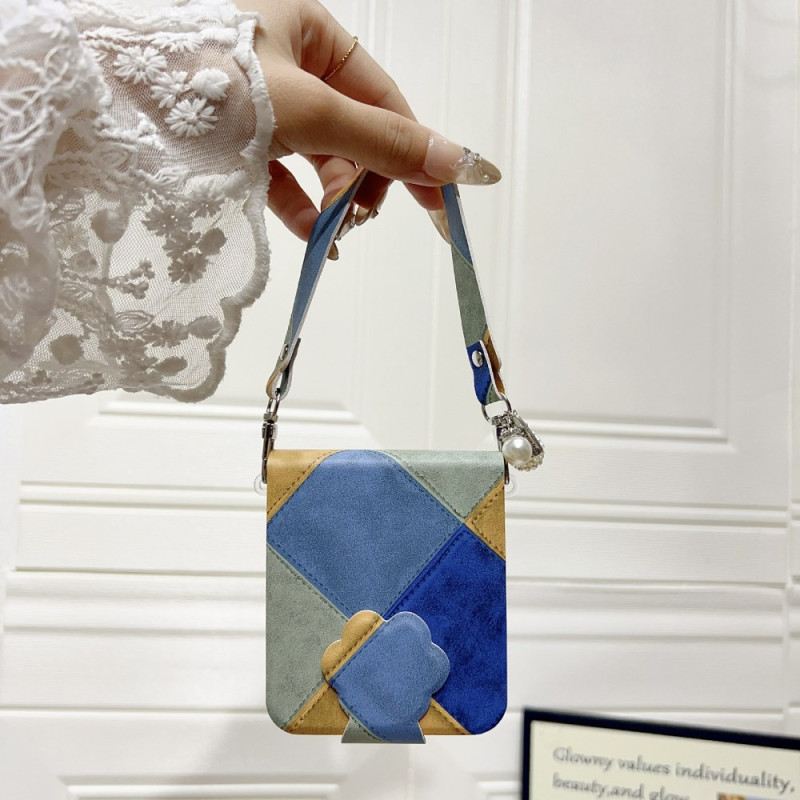 Hülle Samsung Galaxy Z Flip 7 Fe Handyhülle Retro Mit Katzenpfotenverschluss