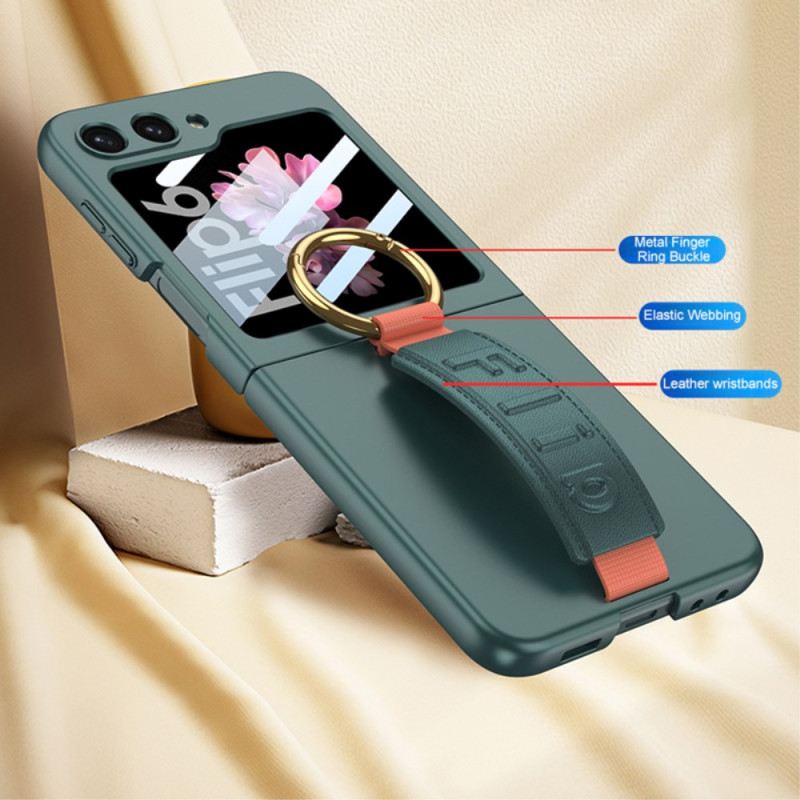 Hülle Samsung Galaxy Z Flip 7 Fe Handyhülle Ringhalter Und Gkk-gurt