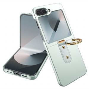 Hülle Samsung Galaxy Z Flip 7 Fe Handyhülle Ringhalter Und Schutzfolie