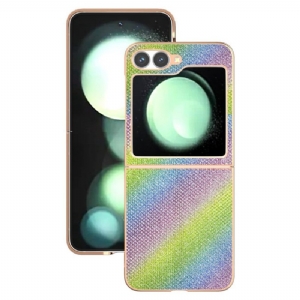 Hülle Samsung Galaxy Z Flip 7 Fe Handyhülle Strassstruktur