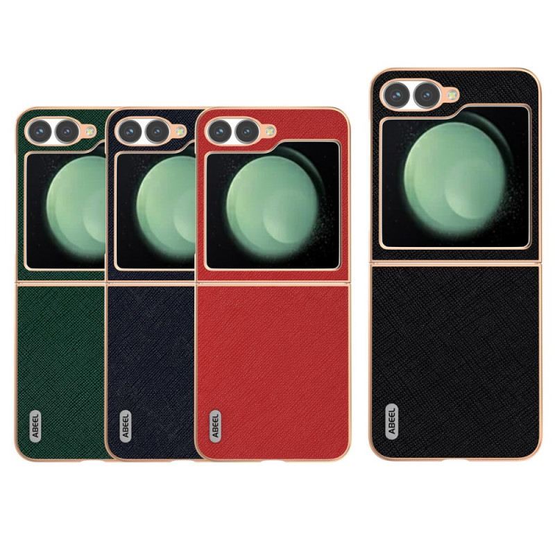 Hülle Samsung Galaxy Z Flip 7 Fe Handyhülle Strukturiertes Leder