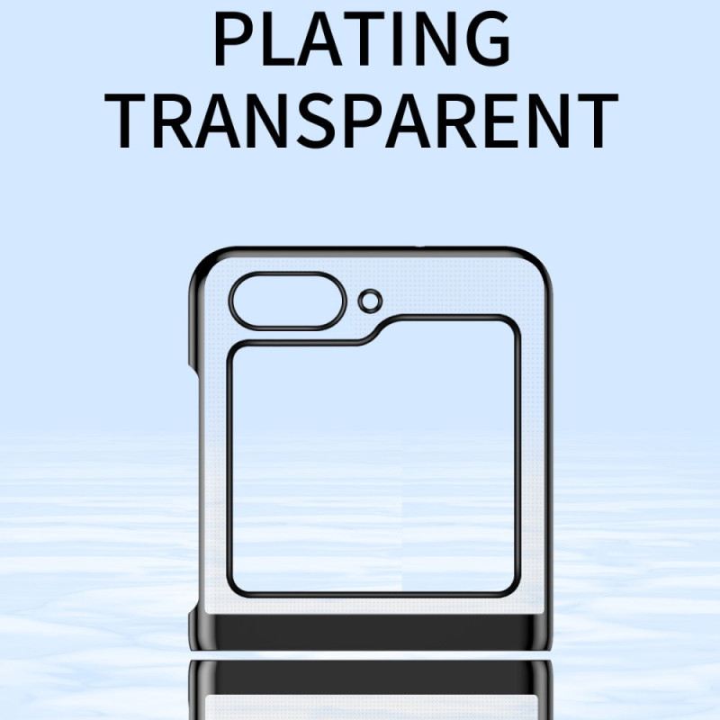 Hülle Samsung Galaxy Z Flip 7 Fe Handyhülle Transparentes Design Und Metallic-effekt