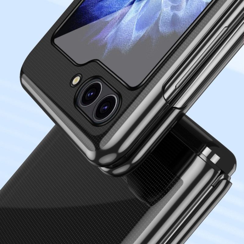 Hülle Samsung Galaxy Z Flip 7 Fe Handyhülle Transparentes Design Und Metallic-effekt