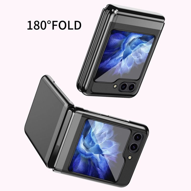 Hülle Samsung Galaxy Z Flip 7 Fe Handyhülle Transparentes Design Und Metallic-effekt