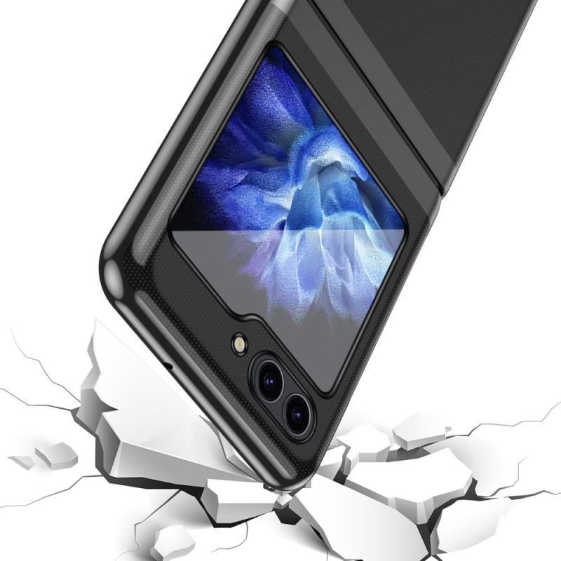 Hülle Samsung Galaxy Z Flip 7 Fe Handyhülle Transparentes Design Und Metallic-effekt