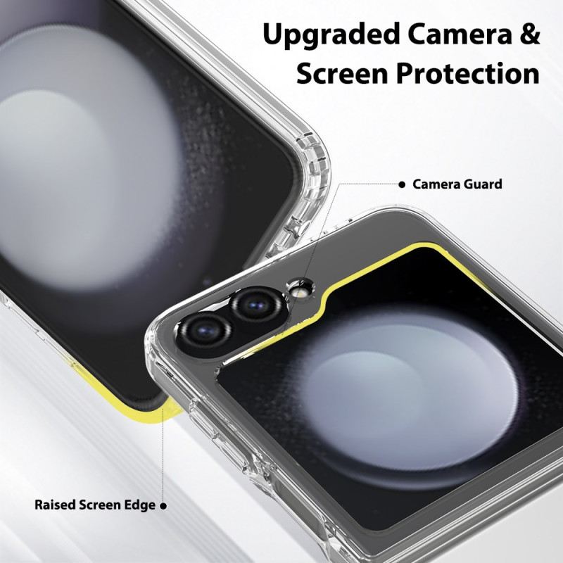 Hülle Samsung Galaxy Z Flip 7 Fe Handyhülle Transparentes Einteiliges Design