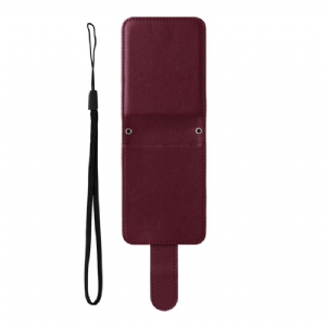 Hülle Samsung Galaxy Z Flip 7 Fe Kartenhalter In Lederoptik