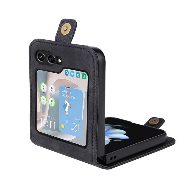 Hülle Samsung Galaxy Z Flip 7 Fe Kartenhalter Yikatu