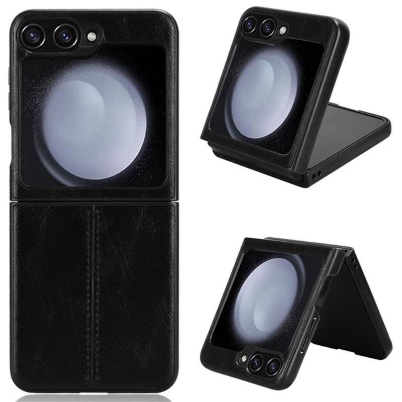 Hülle Samsung Galaxy Z Flip 7 Fe Kunstleder-nähte