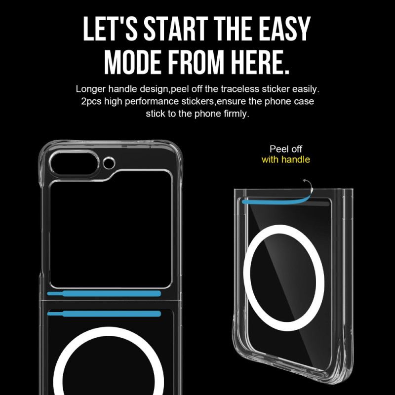 Hülle Samsung Galaxy Z Flip 7 Fe Magnetisch Transparent