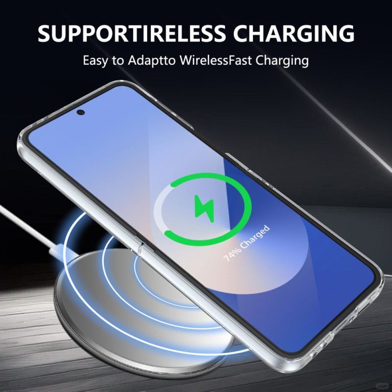Hülle Samsung Galaxy Z Flip 7 Fe Magsafe-kompatibel Transparent Mit Displayschutzfolie