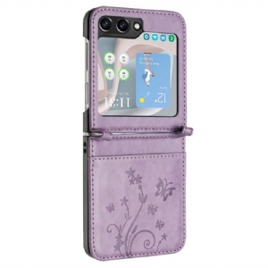 Hülle Samsung Galaxy Z Flip 7 Fe Schmetterlinge Und Blumen