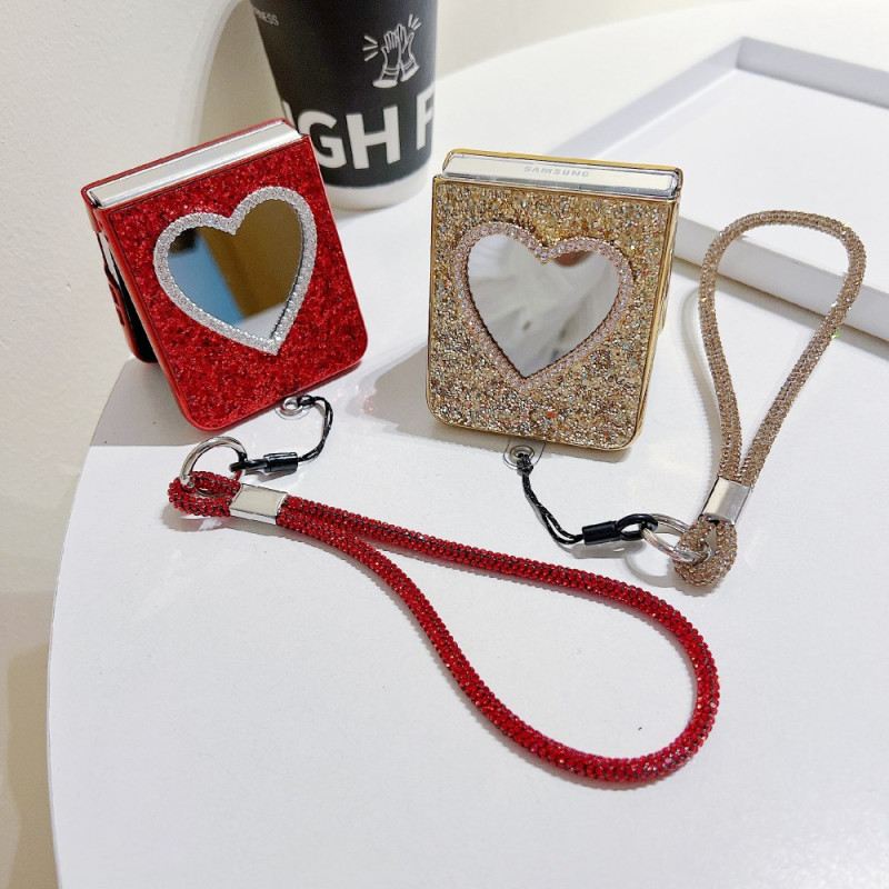 Hülle Samsung Galaxy Z Flip 7 Fe Spiegel Und Tragegurt