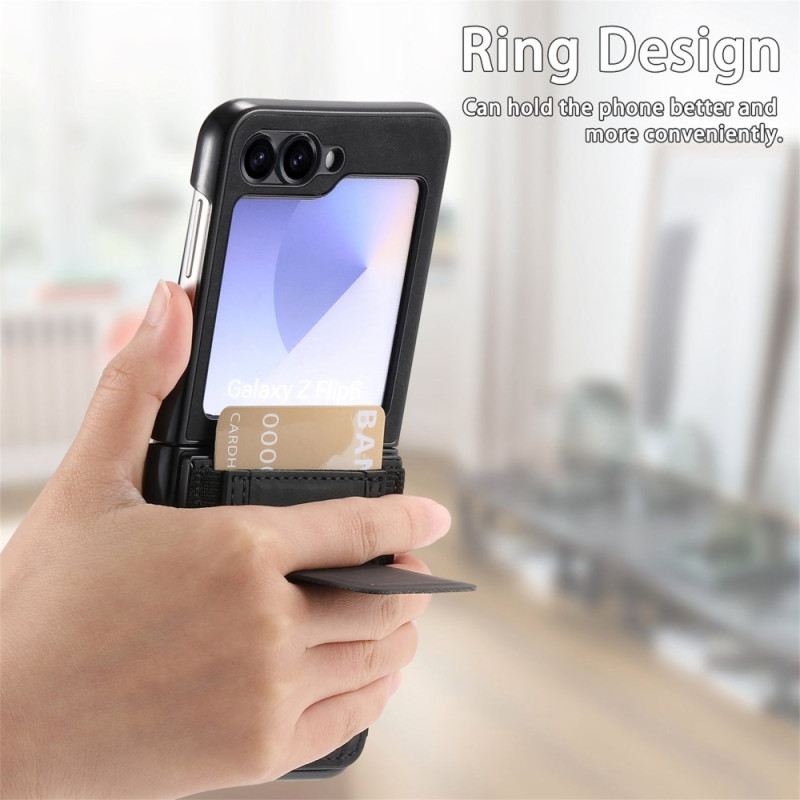 Hülle Samsung Galaxy Z Flip 7 Fe Ständer Und Kartenhalter