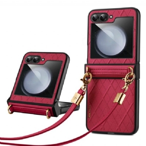 Hülle Samsung Galaxy Z Flip 7 Fe Sulada Schultergurt