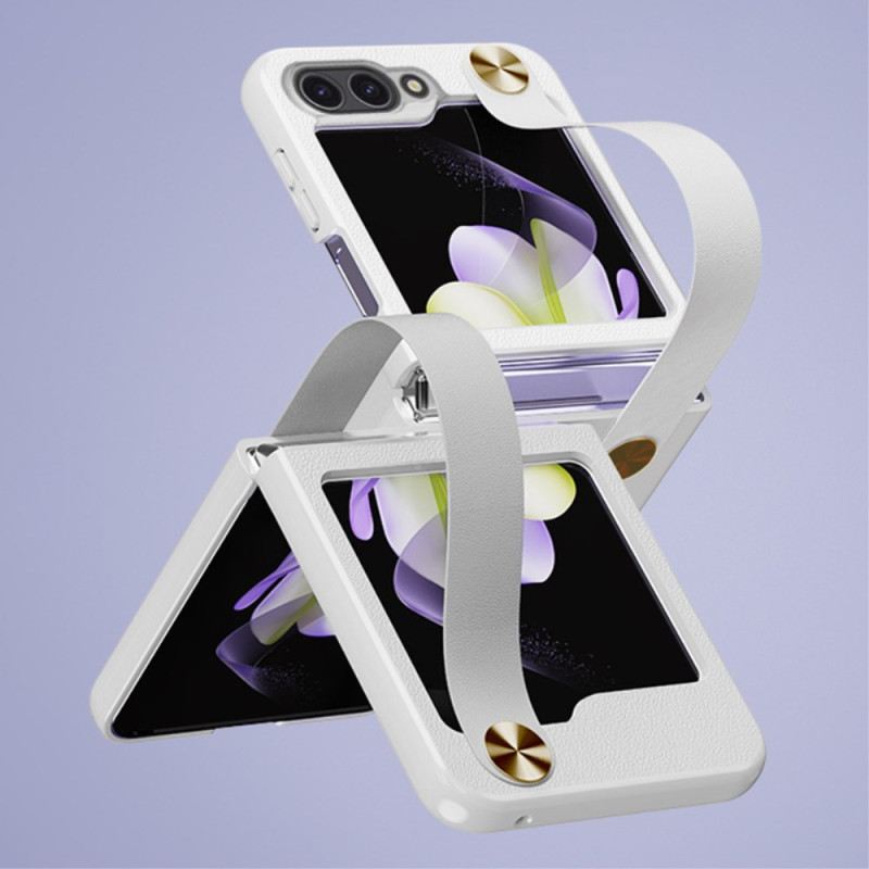 Hülle Samsung Galaxy Z Flip 7 Fe Ultradünnes Gkk-lederarmband