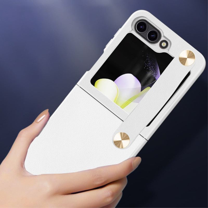 Hülle Samsung Galaxy Z Flip 7 Fe Ultradünnes Gkk-lederarmband