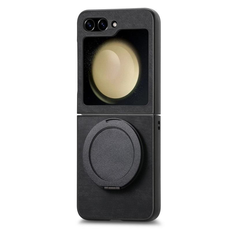 Hülle Samsung Galaxy Z Flip 7 Fe Wildlederoptik Mit Drehbarem Ständer