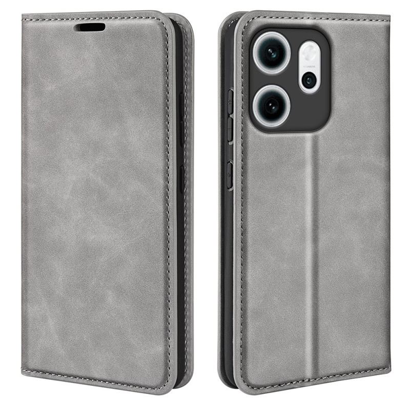 Flip Case Oppo Reno 14f 5g Handyhülle Lederoptik