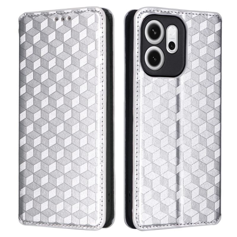 Flip Case Oppo Reno 14f 5g Rautenmuster