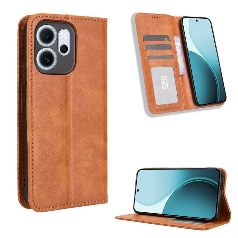 Flip Case Oppo Reno 14f 5g Vintage-bordüre