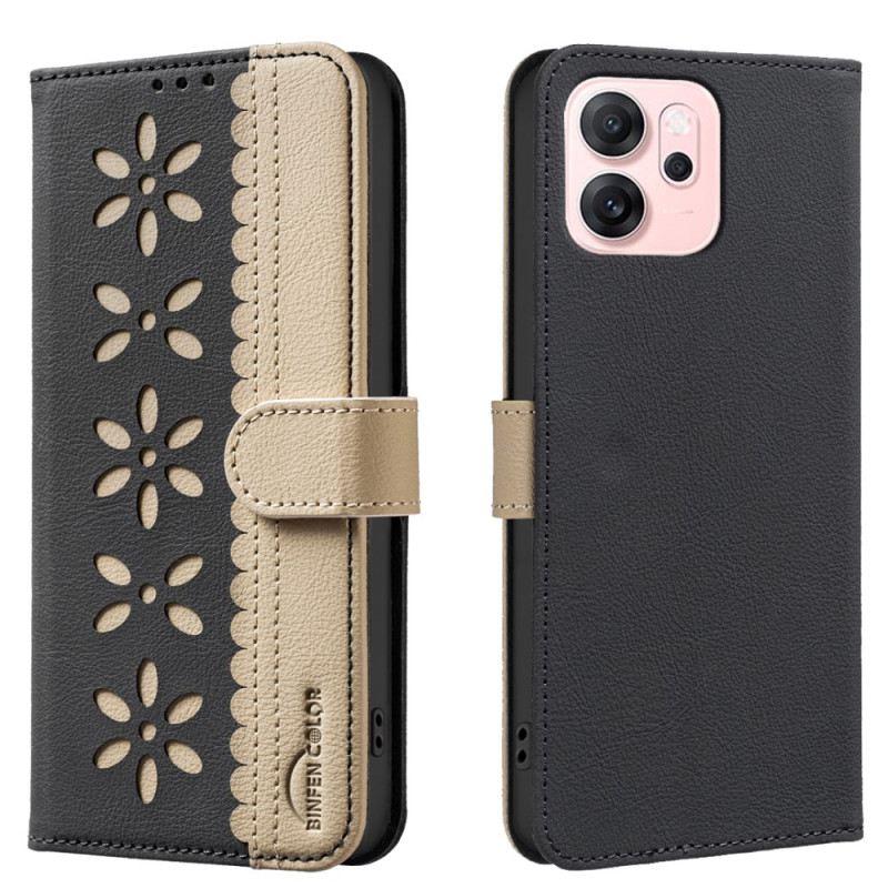 Lederhüllen Für Oppo Reno 14f 5g Binfen Color (blumenmuster)