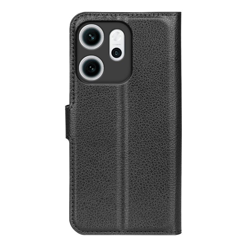 Lederhüllen Für Oppo Reno 14f 5g Kunstleder In Litschi-optik