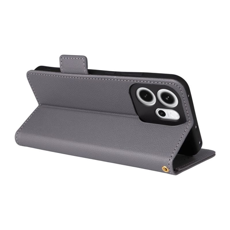 Lederhüllen Für Oppo Reno 14f 5g Tragegurt Aus Kunstleder