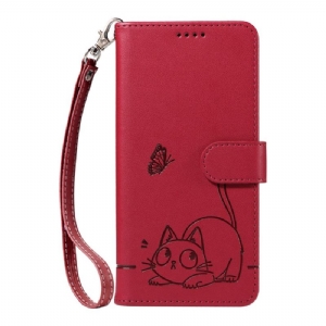 Lederhüllen Oppo Reno 14f 5g Katze