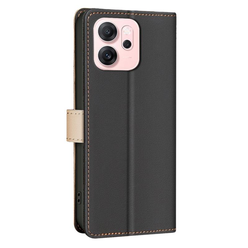 Lederhüllen Oppo Reno 14f 5g Zweifarbig