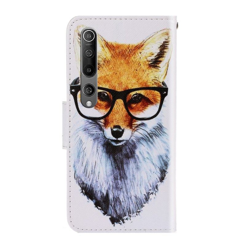 Lederhüllen Für Xiaomi Mi 10 / 10 Pro Brillenfuchs