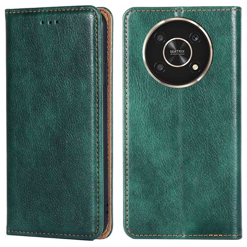 Handyhülle Für Honor Magic 4 Lite Flip Case Reines Kunstleder