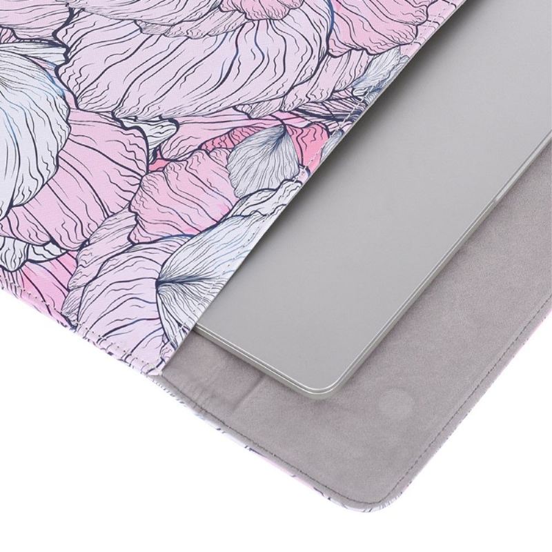 Laptoptasche Im Blumenumschlagdesign